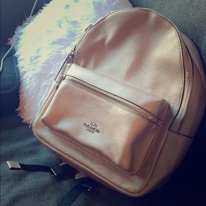 Coach | Bags | Coach Backpack Rose Gold 